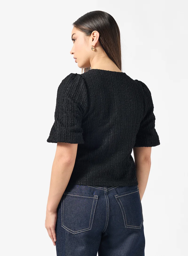 ONLY Onlpinja Front Open Cape Short Sleeve Cardigan