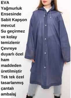 Size Xxl Super Luxury Eva Hooded Raincoat Waterproof 0.13MICRON - Navy Blue Color - pzsku/Z01F44A8A7D91395BF23AZ/45/_/1740576483/40c33019-7a20-4503-896c-f31baa1df3fd