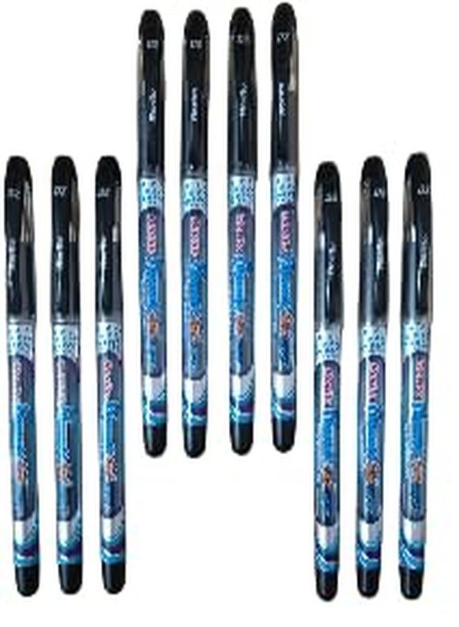 FIRST CLICK Rorito New Flymax DZ Gel Pen Blue 10 Black 10, Set of 20 Blue 0.5 MM Tip Waterproof ink gel writings. - Image 5