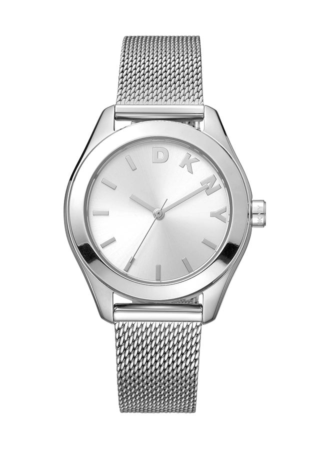 DKNY ديكني أستوريا لوجو DK1L032M0015 - ساعة كوارتز نسائية من الفولاذ المقاوم للصدأ 3 عقارب - Image 1