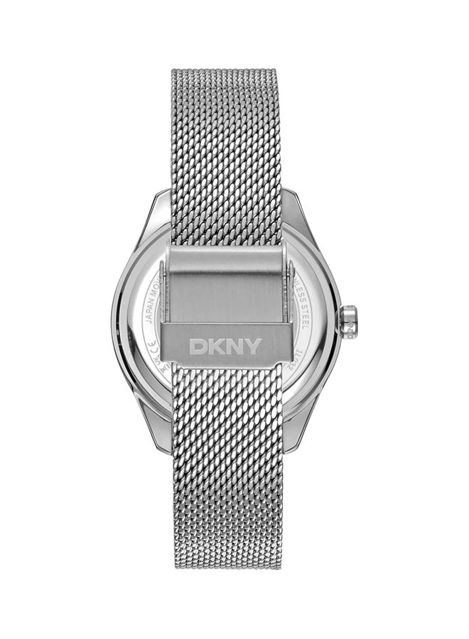 DKNY ديكني أستوريا لوجو DK1L032M0015 - ساعة كوارتز نسائية من الفولاذ المقاوم للصدأ 3 عقارب - Image 3