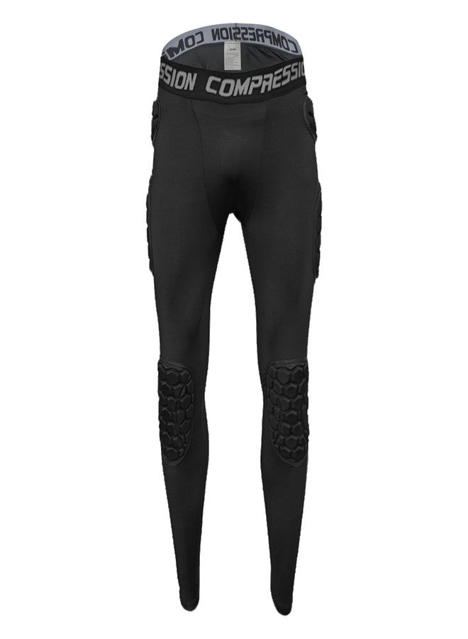 Jellybro Mens Padded Compression Pants Football Girdles Athletic Leggings for Soccer Basketball Paintball Hockey - Image 5