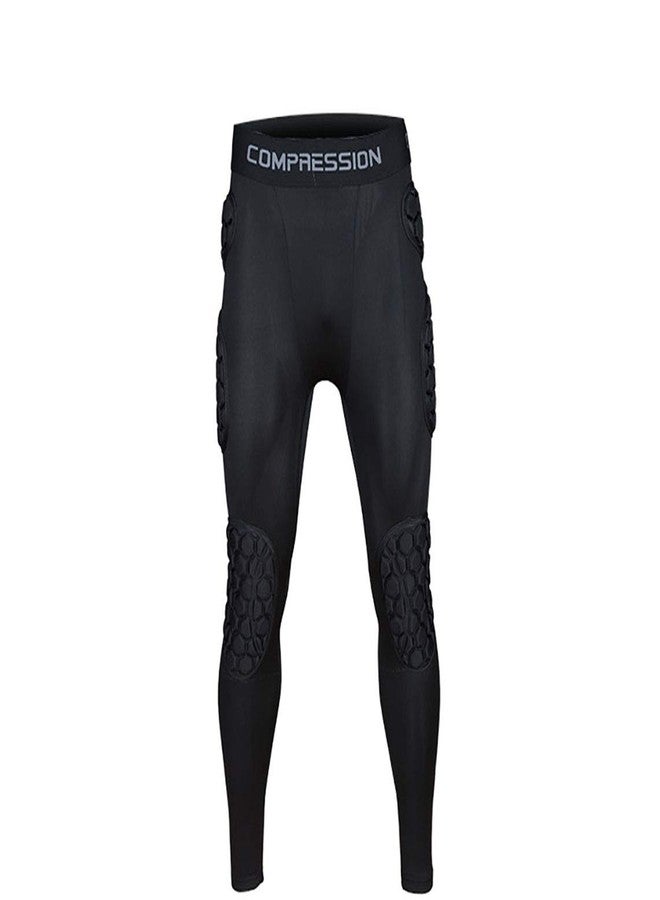 Jellybro Mens Padded Compression Pants Football Girdles Athletic Leggings for Soccer Basketball Paintball Hockey - Image 1