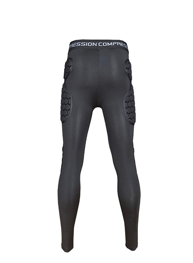 Jellybro Mens Padded Compression Pants Football Girdles Athletic Leggings for Soccer Basketball Paintball Hockey - Image 2
