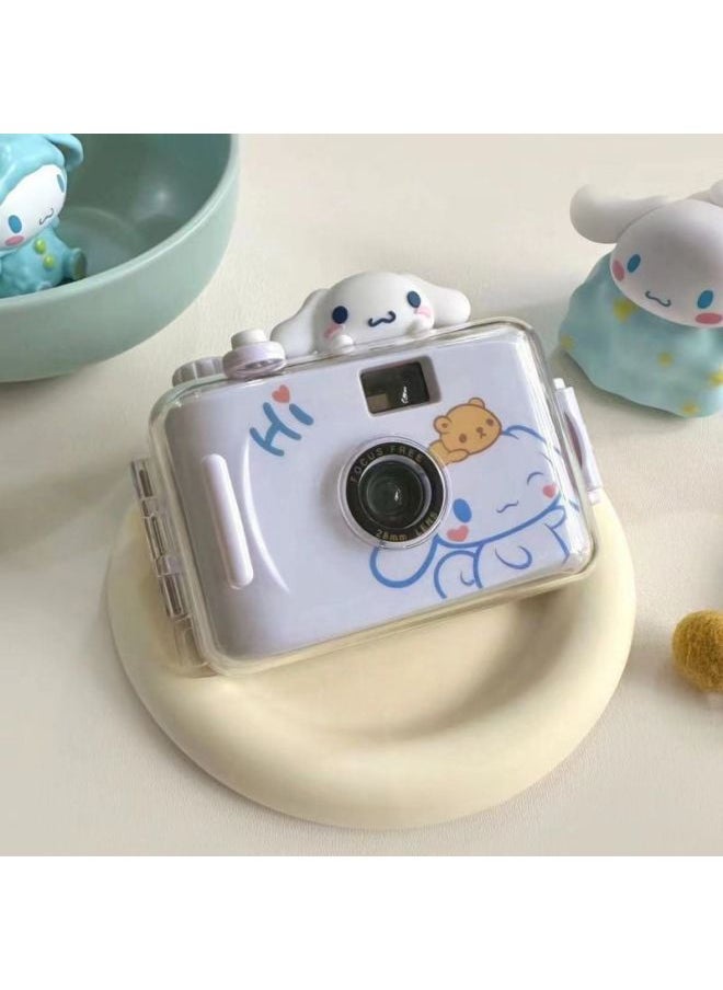 Generic PRAIRE CAMERA STUDENT FOOT CAMERA FEMALE BIRTHDAY Couple Film Photographable Children Waterproof Camera-Body Color:Cinnamon Dog Recommended By The Owner - Single Camera + Gift + Exquisite  - Image 1