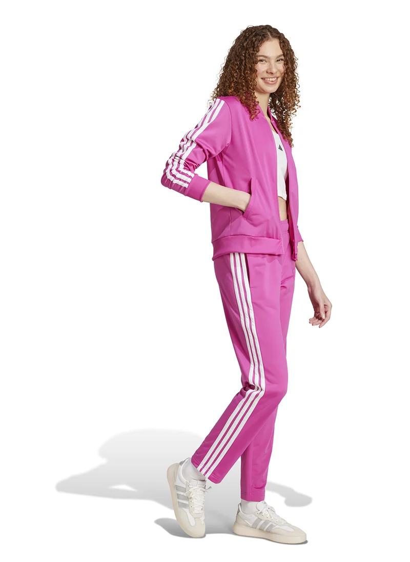 Adidas Essential 3 Stripe Tracksuit