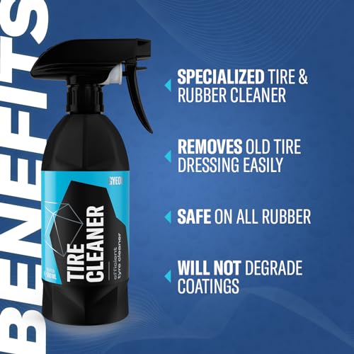 Gyeon Tire Cleaner 1000ml - Tire and Rubber Cleaner - Remove Old Tire Shine and Dressings Easily - Deep Clean Tires and Rubber Trim - Safe on All Wheel and Tire Finishes - Image 2