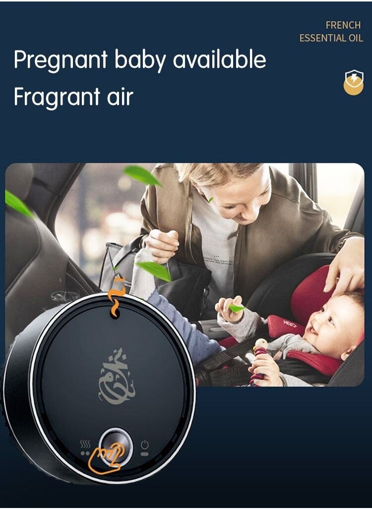 Bakhoor Car Aroma Diffuser USB Rechargeable Battery Oil Aromatherapy Machine Fragrance Diffuser Air Freshener for Home Car  - Image 2