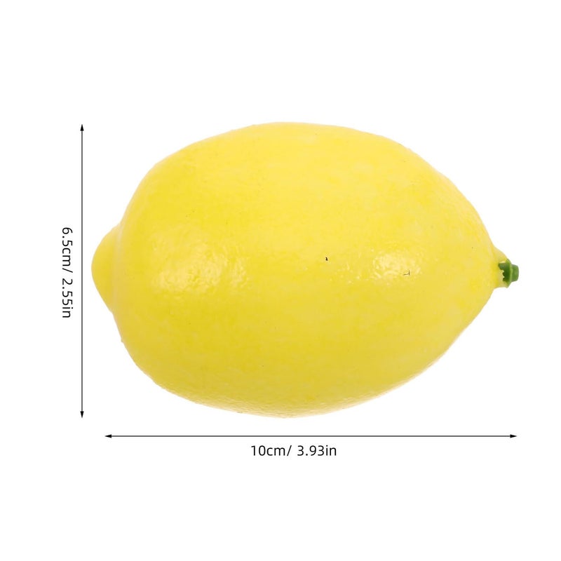 Realistic Faux Lemon Car Antenna Topper Quick Install Charming Roof Ornament - Image 3