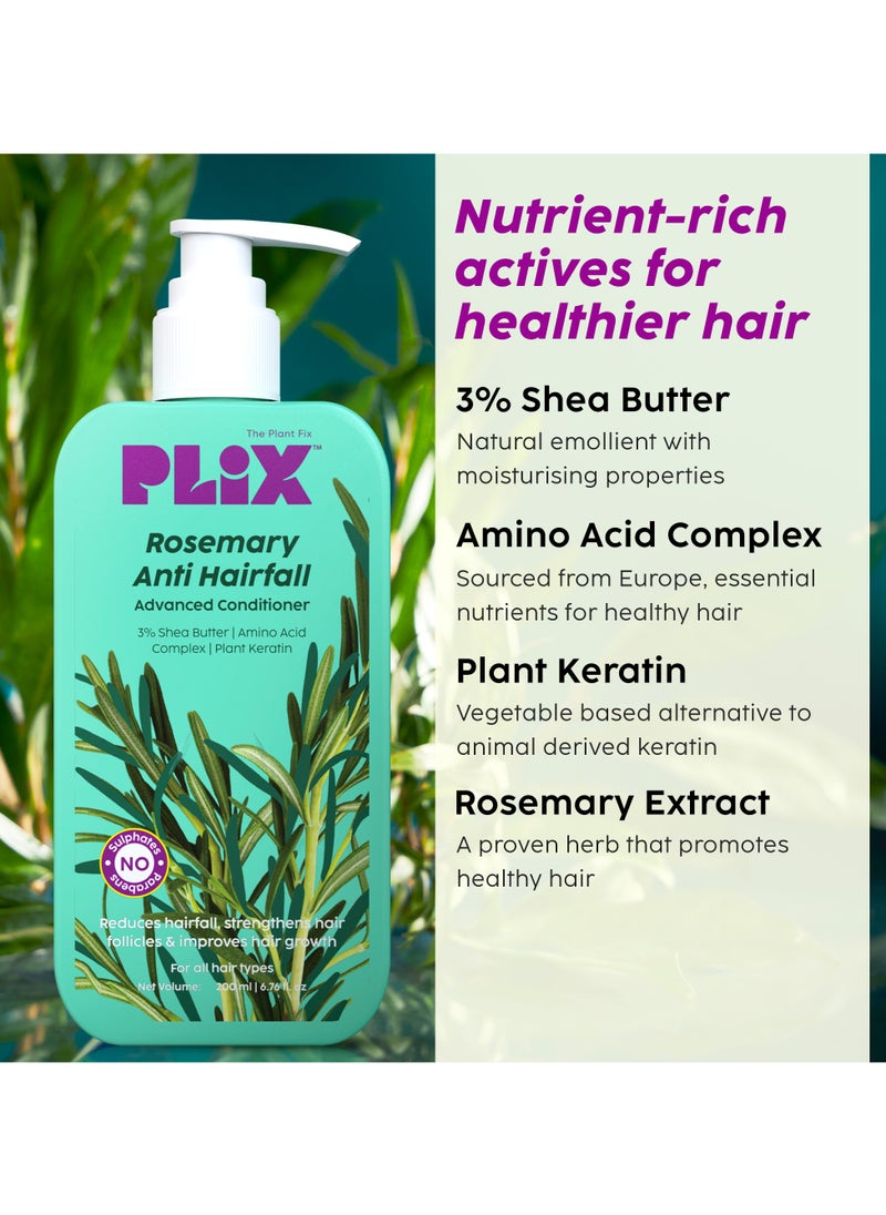 PLIX THE PLANT FIX Hair Conditioner with Advanced Anti Hairfall Formula Reduces Hair Loss, Breakage for All Hair Types Sulphate And Paraben Free, 200ml  - Image 4