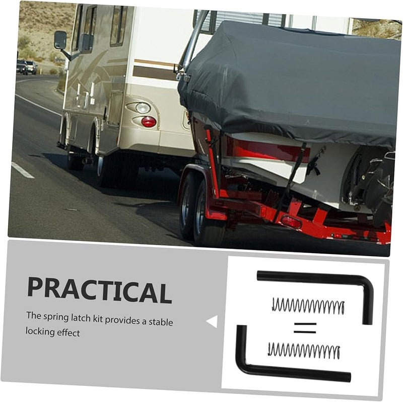 Trailer Gate Spring Latch Kit Replacement Secure Mechanism Easy Installation - Image 5