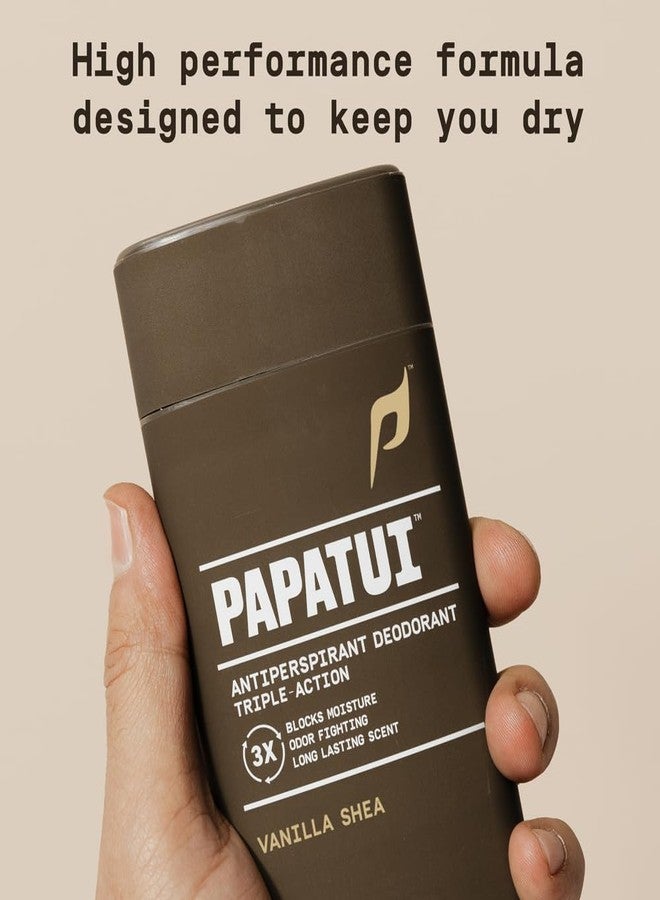 PAPATUI by Dwayne Johnson Triple Action Antiperspirant for Men | Sweat Control, Odor Neutralizer & Skin Nourishing | Vanilla Shea | 2.6 oz - Image 4