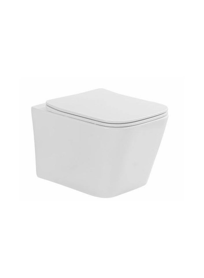SONET 3061-White Wall-hung Toilet P-trap - Image 1