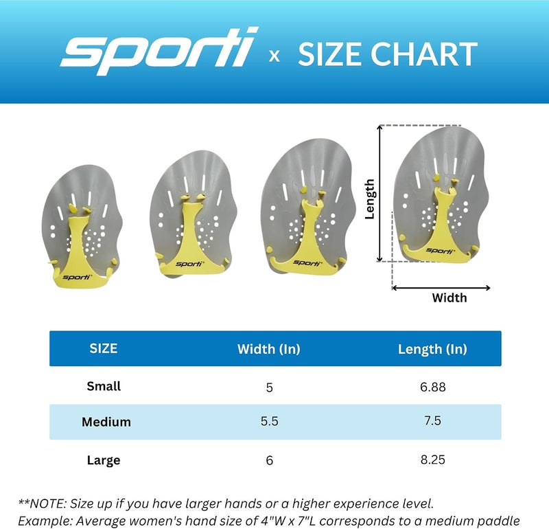 Sporti Swim Paddles - Image 5