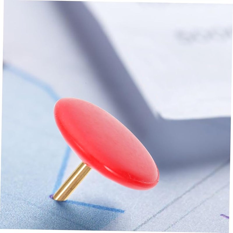 100 Pcs Decorative Push Pins Thumb Tacks Flat Head for Cork Board Bulletin Board - Image 5