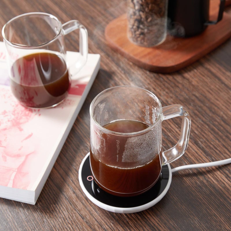 ZMZKKLL Glass Coffee Mugs, 16 oz Glass Coffee Cups Set of 2, Clear Borosilicate Glass Mugs with Handles for Cappuccino, Tea, Latte, Hot/Cold Beverages, Wine, Americano - Image 4