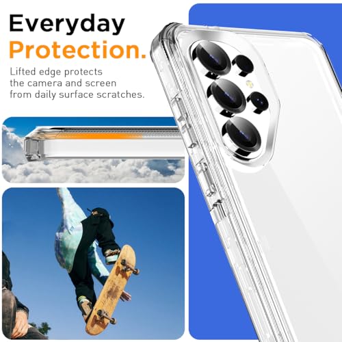 AICase for Samsung Galaxy S26 Ultra Case Clear 3 in 1 Heavy Duty Drop Protection Full Body Rugged Shockproof/Dust Proof 3-Layer Military Protective Tough Durable Cover for Samsung S26 Ultra 6.9"_1 - Image 5