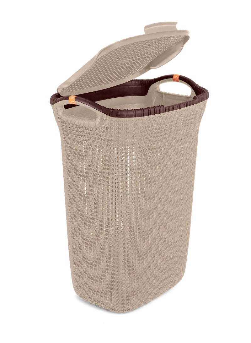 Helal Beige Cafe Turt Laundry Basket  - Image 4