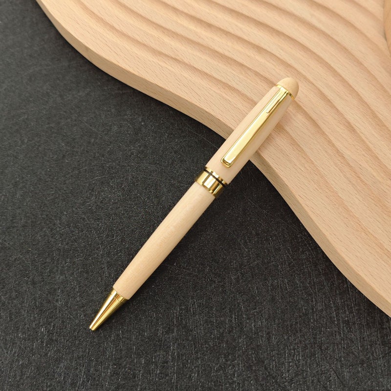 Generic Factory Wooden Bamboo Pen suit Wholesale Ballpoint Pen Signature Pen Wenchuang Gift suit logo Engraving Pen Maple ballpoint pen 
