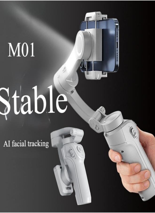 Generic - Gimbal Stabilizer for Smartphones, 3-axis Phone Gimbal for Android & iPhone, Phone Stabilizer for Video Recording with Face/Object Tracking - Image 1