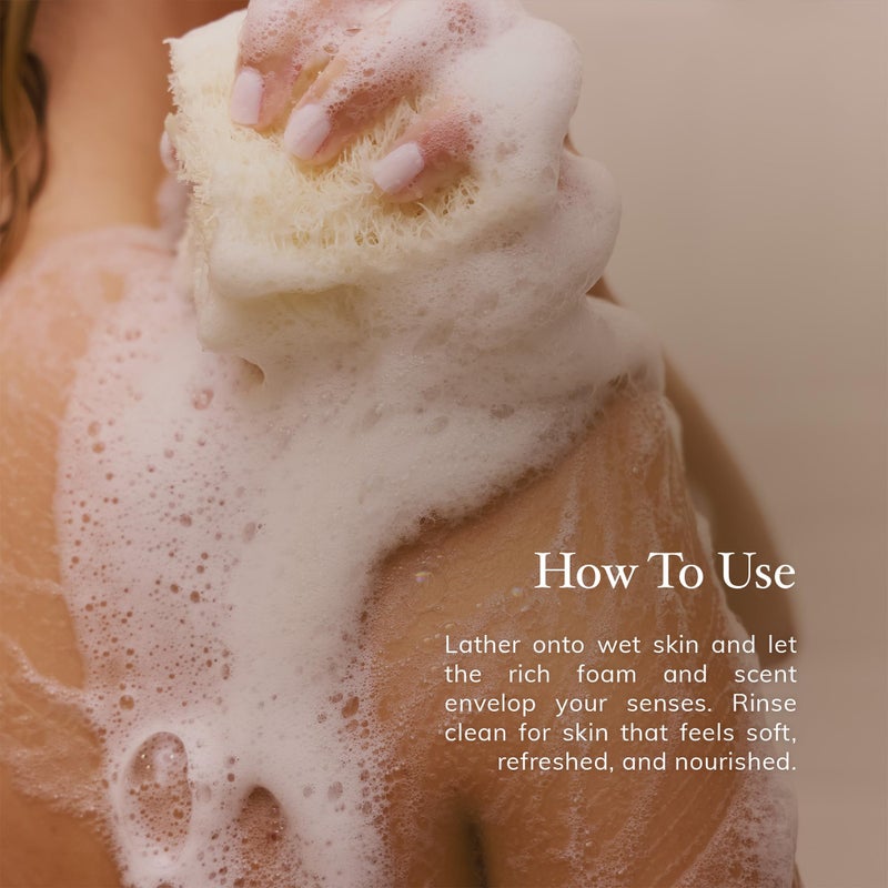 Deep Steep Body Wash, Raspberry Merlot (Meet me at Broad), 17 oz â€“ Hydrating Shower Gel with Hyaluronic Acid, Shea Butter, Aloe Vera & Argan Oil â€“ Vegan, Clean Beauty, Clean & Refreshed Skin - Image 5