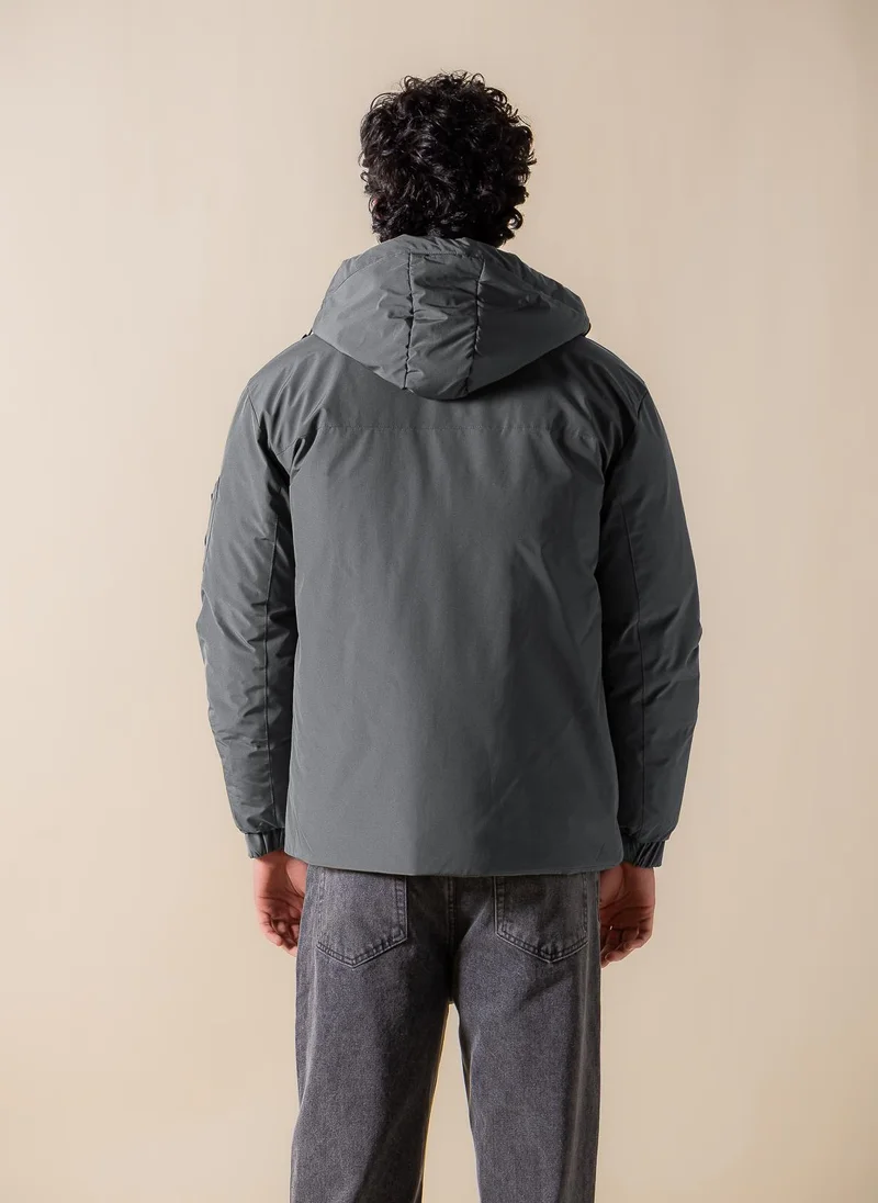 شايبس جاكيت منفوخ بغطاء رأس