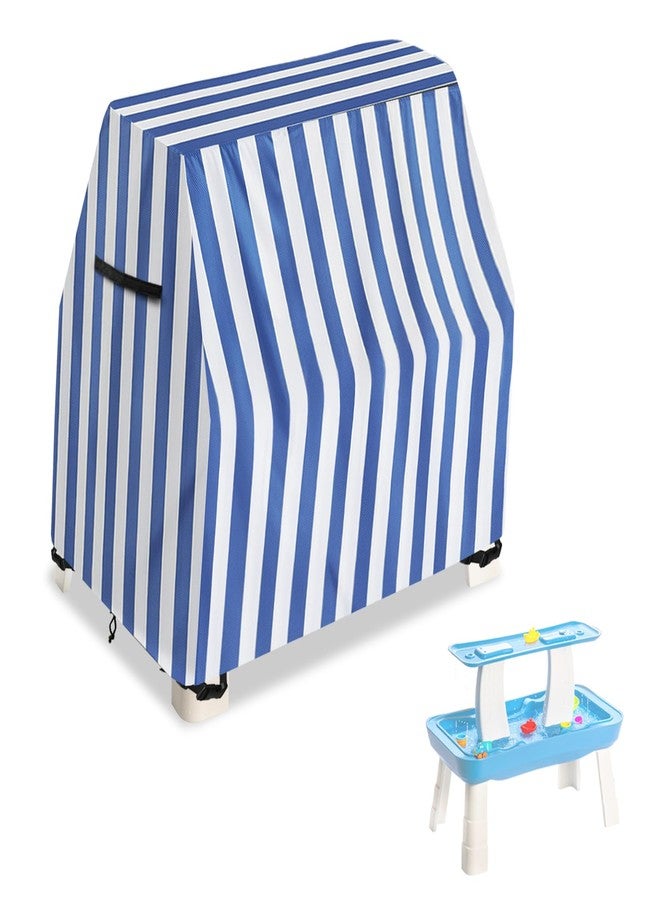 Alickwang AIickwang Kids Water Table Cover,Outdoor Heavy Duty 600D Waterproof Anti-UV Toddler Water Play Tables Cover,Compatible with GoSports Splash Station Water Table,Blue - Image 1