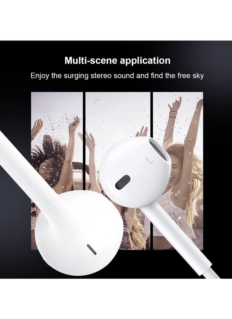 Gravity MFi Certified Wired Earbuds for iPhone in-Ear Earphones with Microphone Volume Control Noise Isolation Earphones - Image 3