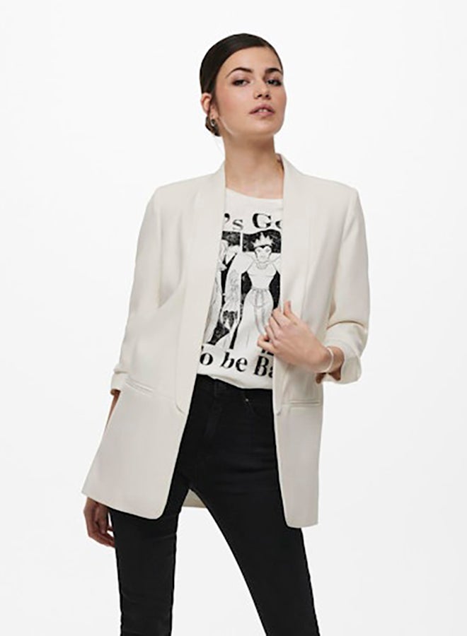 ONLY ONLY Womens Elly 3/4 Life Blazer  - Image 3