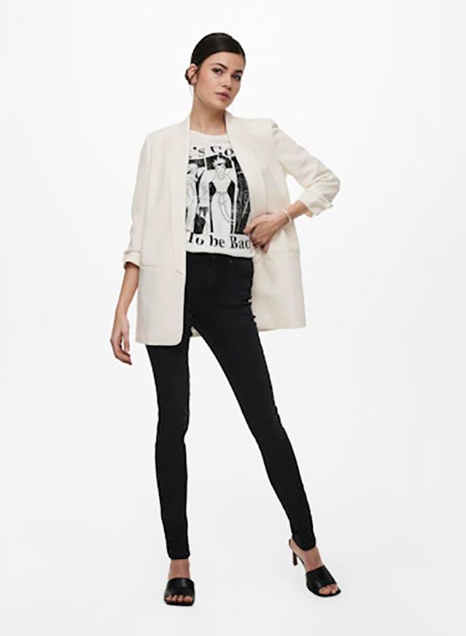 ONLY ONLY Womens Elly 3/4 Life Blazer  - Image 1