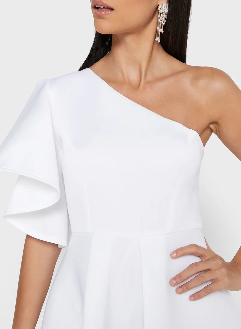 Ella Limited Edition Asymmetric Ruffle Dress