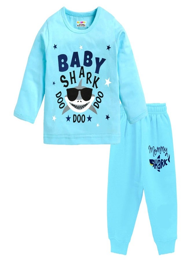 Kuchipoo Baby Boy Regular Fit Cotton T-Shirts and Pyjamas Set (KUC-PSUT-135, 12-18 Months, Multi-Colored) - Image 4