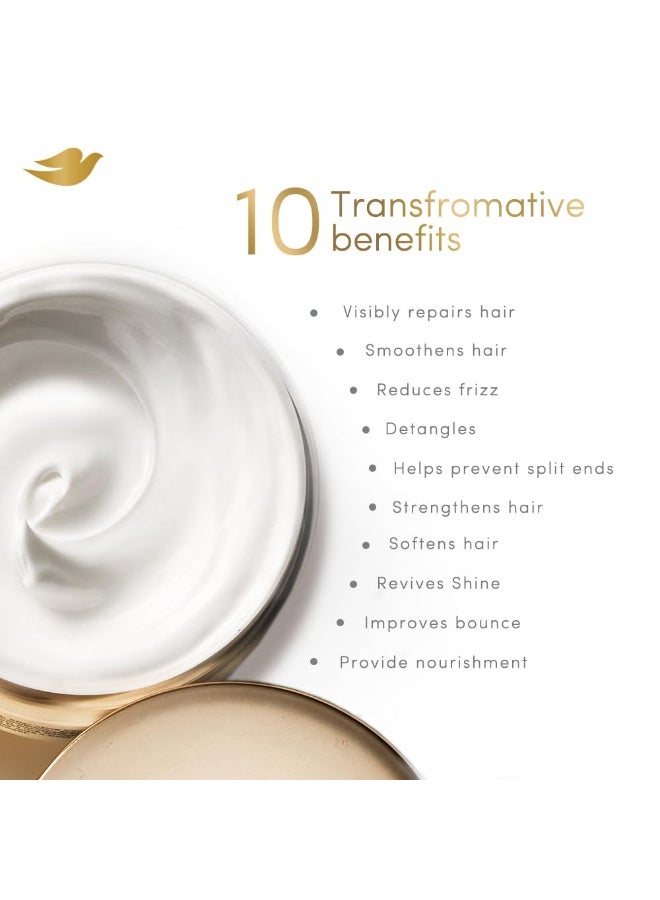 دوف قناع الشعر دوف 10 في 1 للعناية المكثفة والإصلاح العميق، 300 مل - Image 2