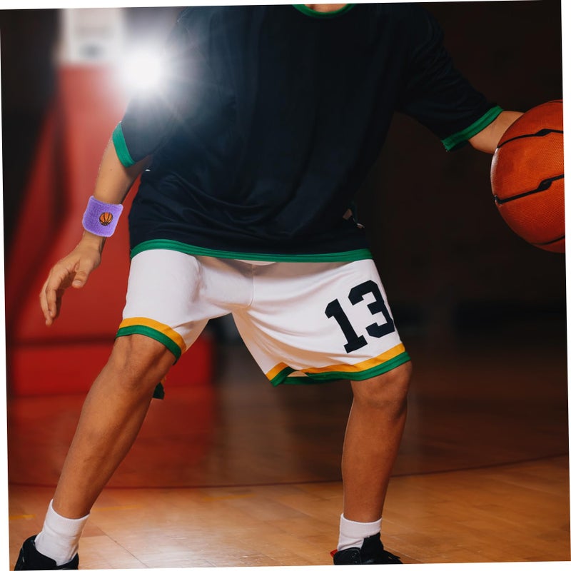 6 Pack Breathable Sports Sweatbands Headbands Wristbands For Running Basketball Tennis Yoga - Image 5