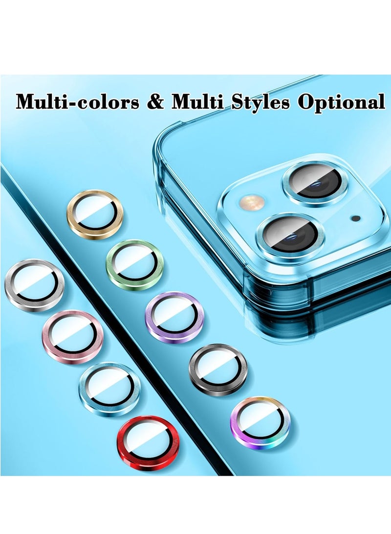 ELTRAZONE "Blue Camera Lens Protector for iPhone 16/16 Plus – Tempered Glass Cover with Automatic Alignment Metal Rings and HD Anti-Scratch Screen Protector" - Image 2