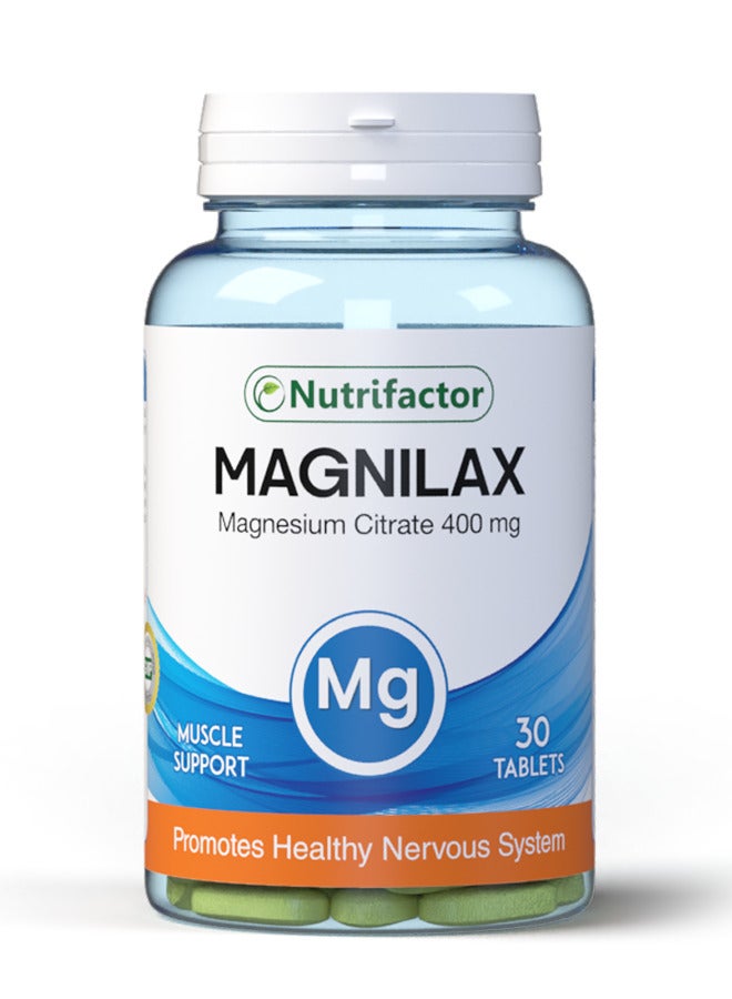 نيوتريفاكتور ماجنيلاكس - يدعم صحة العظام والعضلات والأعصاب والقلب والأوعية الدموية - ٣٠ قرصًا - Image 1