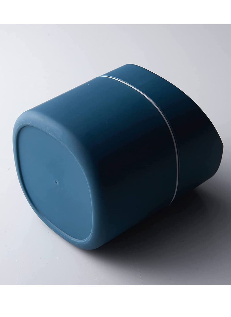 SYOSI - Mini Desktop Bin, Small Bin with Lid, Plastic Trash Can for Vanity Desktop Coffee Table - Image 1