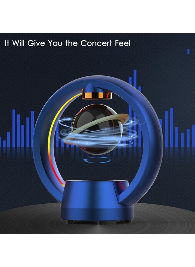 Magnetic Levitating Floating Wireless 360 Rotating Portable Bluetooth Speaker UFO Speaker Bluetooth Surround Sound Night Lights - Image 1