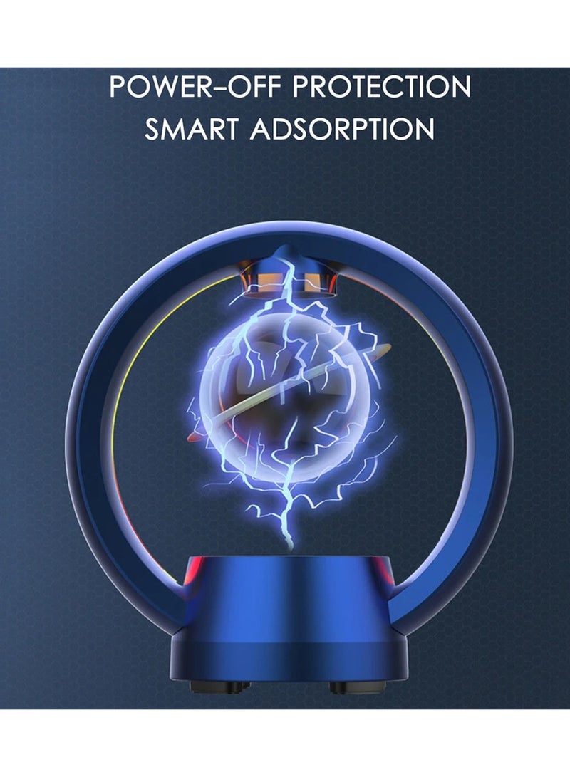 Magnetic Levitating Floating Wireless 360 Rotating Portable Bluetooth Speaker UFO Speaker Bluetooth Surround Sound Night Lights - Image 2