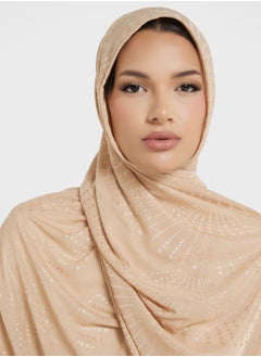 Embroidered Long Hijab Scarf