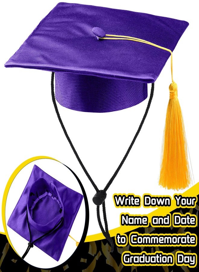 Bunnycool Dog Graduation Cap and Gown 2026 Washable Pet Graduation Costume for Dog Cat Shirt and Hat(Traditional,Purple,M) - Image 3