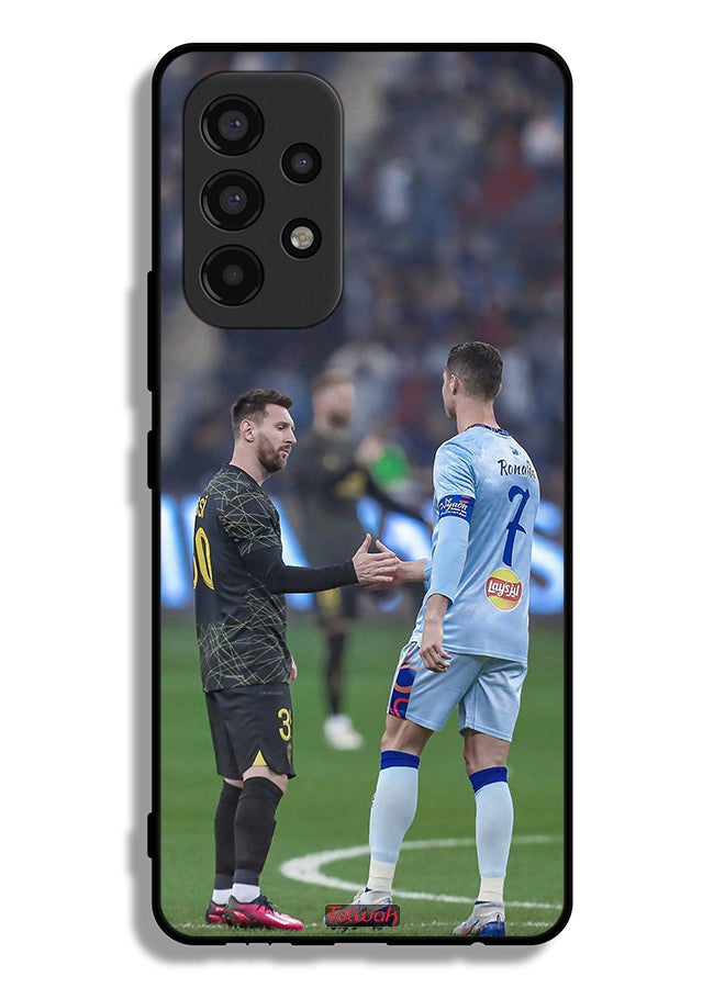 Tolwak Samsung Galaxy A53 5G Protective Case Cover Messi And Ronaldo - Image 1