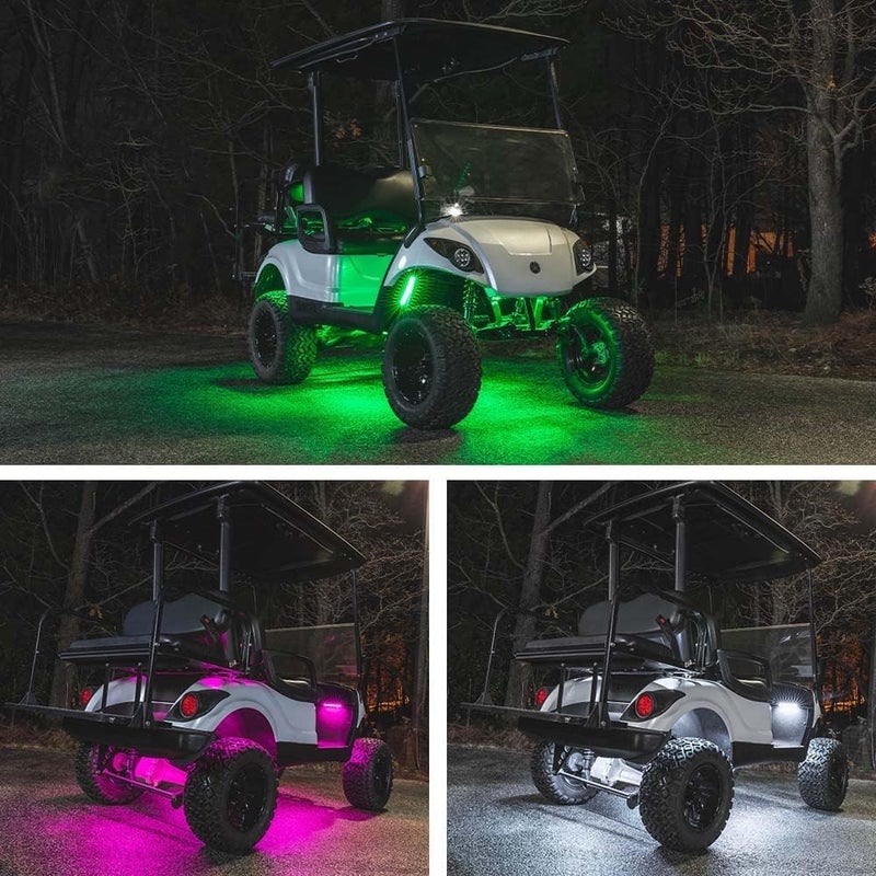 LEDGlow 12pc Million Color LED Electric Golf Cart Underglow Accent Lighting Kit - Image 5