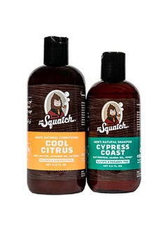 Dr. Squatch Citrus & Cypress Men'S Shampoo + Conditioner Hair Bundle Keeps Hair Looking Full Healthy Hydrated  - Image 2