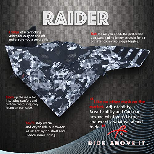 Grace Folly Half Face Mask for Cold Winter Weather. Use this Half Balaclava for Snowboarding, Ski, Motorcycle. (Many Colors) (Camo- Digital) - Image 2
