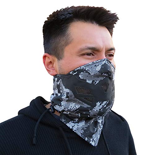 Grace Folly Half Face Mask for Cold Winter Weather. Use this Half Balaclava for Snowboarding, Ski, Motorcycle. (Many Colors) (Camo- Digital) - Image 1