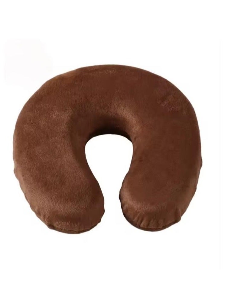 Velvet travel neck pillow