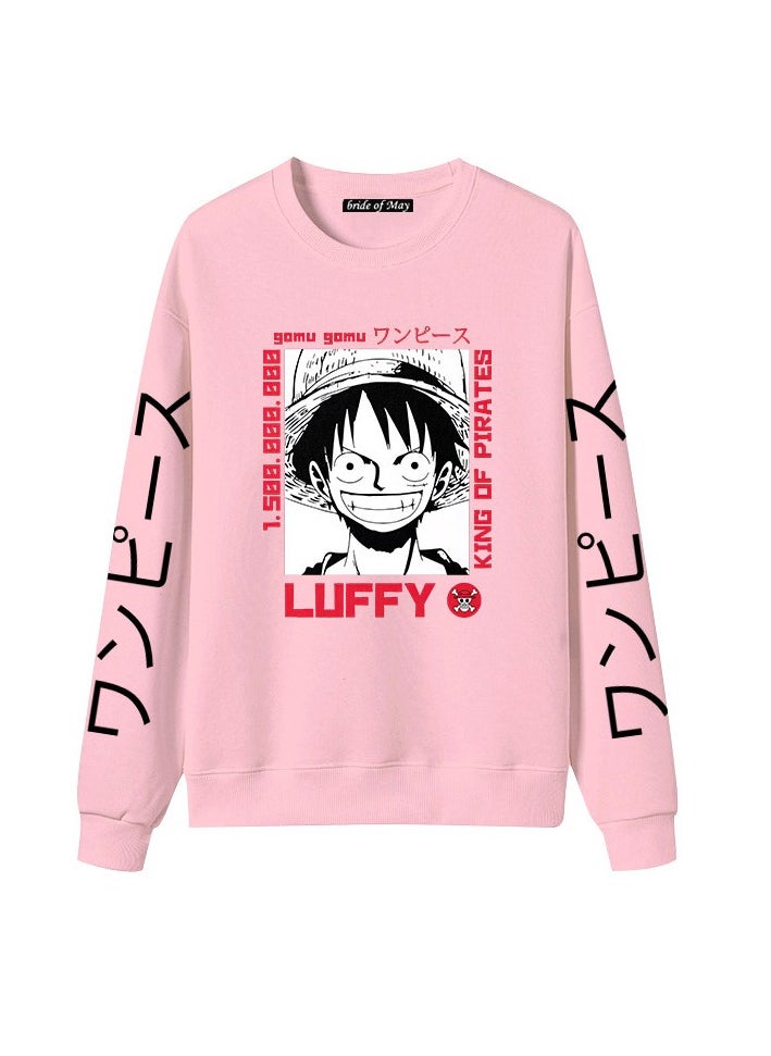 KUYING New One Piece Printed Casual Round Neck Hoodie  - Image 1