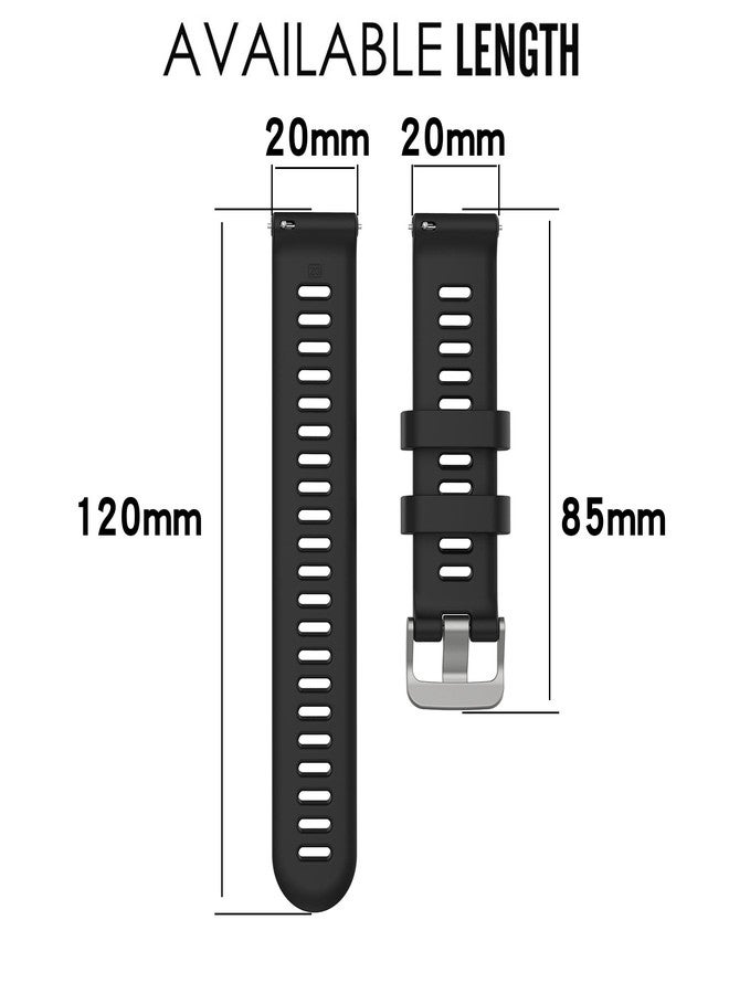 QGHXO Band for Garmin Forerunner 55, Quick Release Band Replacement for Garmin Forerunner 158 (No Tracker, Replacement Bands Only) - Image 4