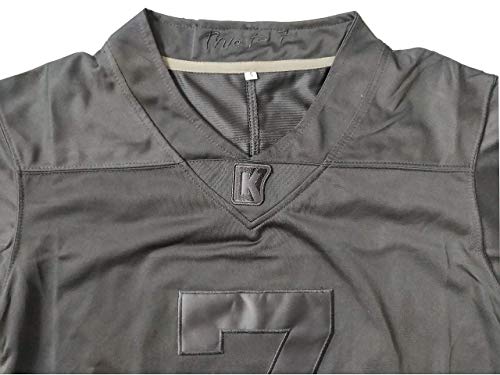 MESOSPERO ImWithKap 7 Colin Kaepernick IM with KAP All Stitched Movie Football Jersey Black S-XXXL (Black Number 7, Small) - Image 5